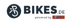 Das Logo für Fahrräder von powered by vocus.