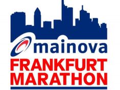 Das Logo für den Mainova-Frankfurt-Marathon.
